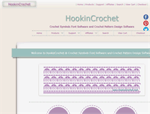 Tablet Screenshot of hookincrochet.com